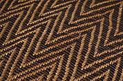 Basket, Fiber, wood, pigment, Kongo peoples